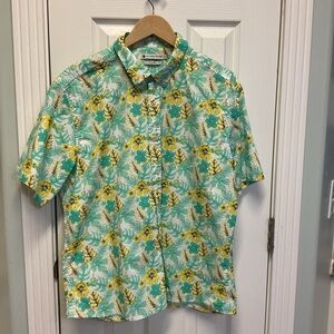 Southern Proper Men’s SZ XL Social Shirt Button Down Tropical Hawaiian Resort